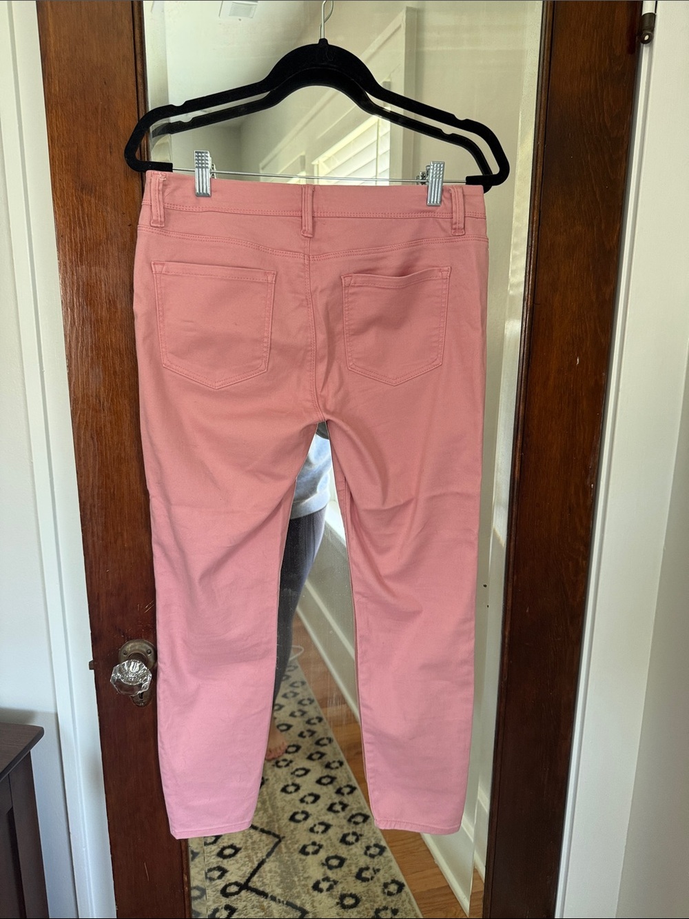 Women's Ankle Jeans in Dusty Pink - Slim Stretch Fit - Picture 3 of 3